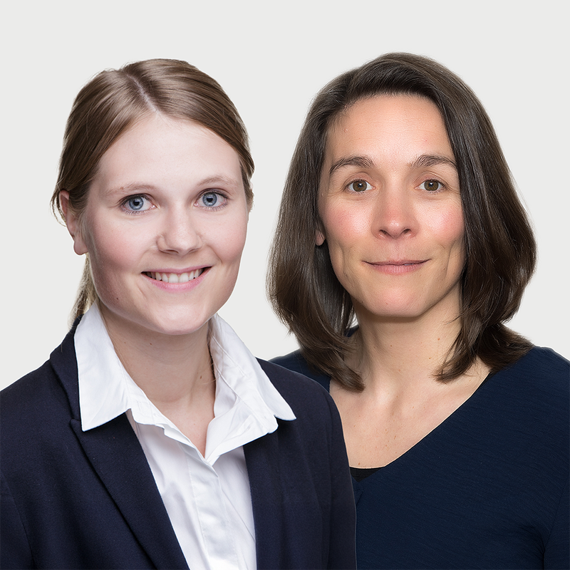 Porträts Livia Schwestermann und Daniela Müller