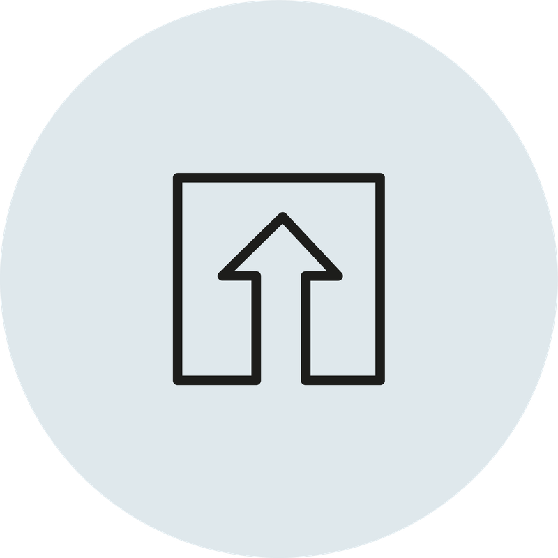 Icon: Pfeil nach oben