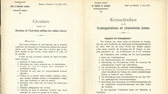 De la création en 1897 jusqu’à la fin des années 60: la CDIP comme organe de discussion