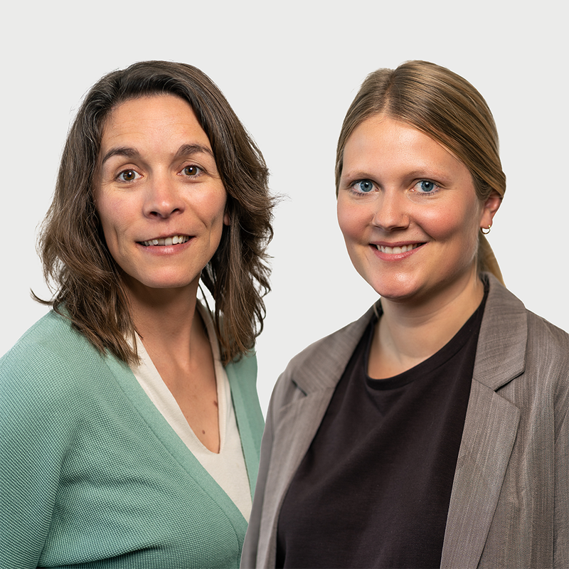 Portraits Daniela Müller et Livia Schwestermann