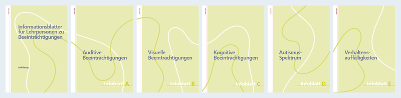 Covers der Informationsblätter