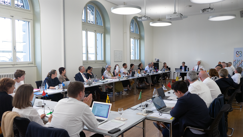 Photo prise lors de l'assemblée plénière de la CDIP